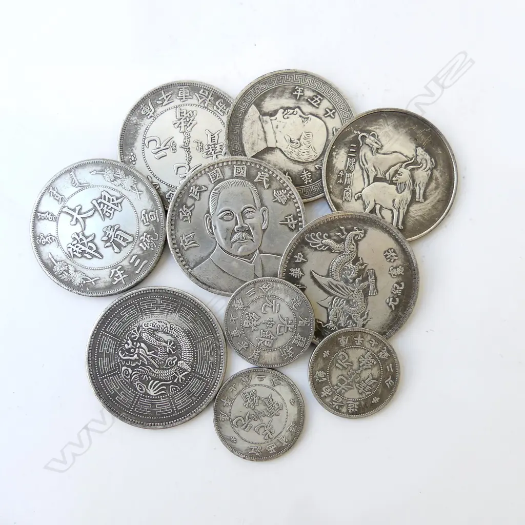 10 CHINESE COINS Image 1++