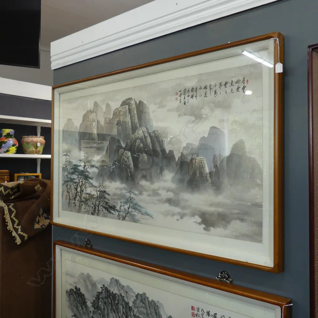 ORIENTAL LANDSCAPE ARTWORK 880x1520mm overall Image 1++