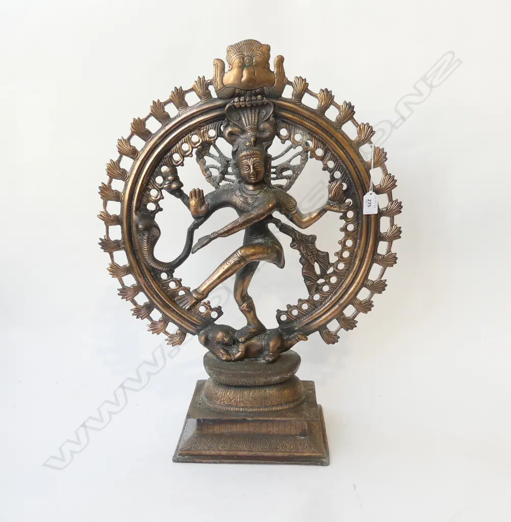 COPPER STATUE OF DANCING SHIVA H640MM Image 1++