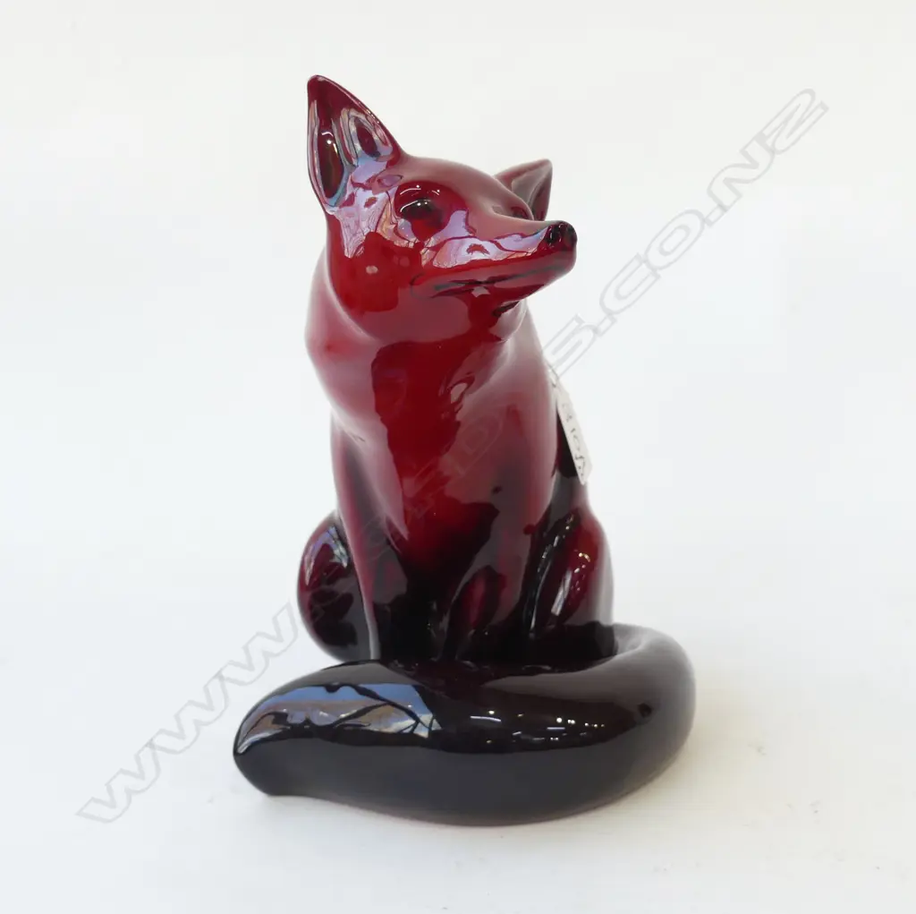 ROYAL DOULTON FLAMBE FOX H.240mm Image 1++