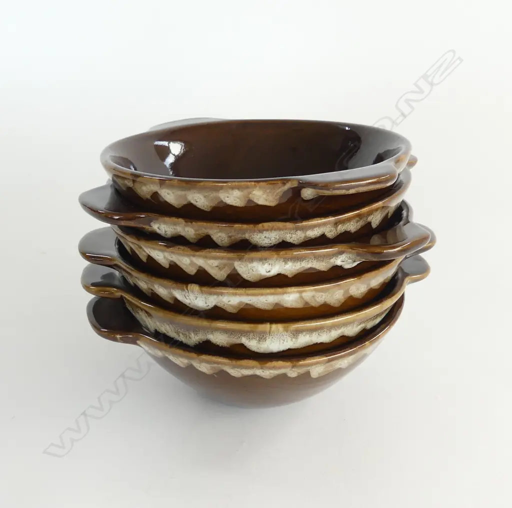 6 TEMUKA BOWLS IN PERFECT CONDITION, DIA.150MM Image 1++