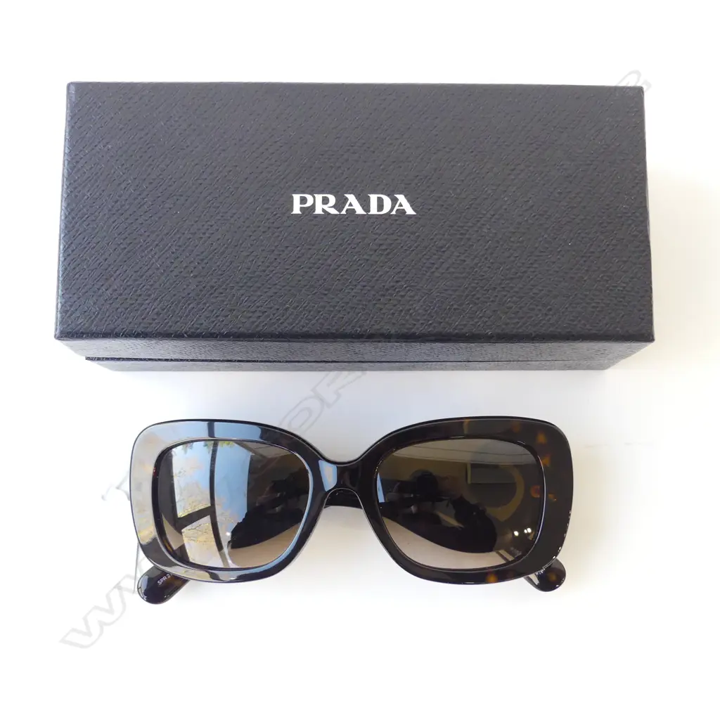PR PRADA SUNGLASSES, CASED & BOXED Image 1++