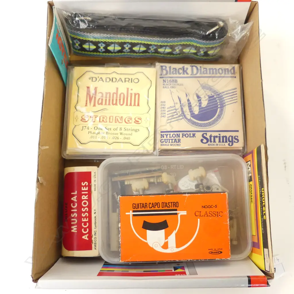 ASST. GUITAR ACCESSORIES; STRINGS ETC Image 1++