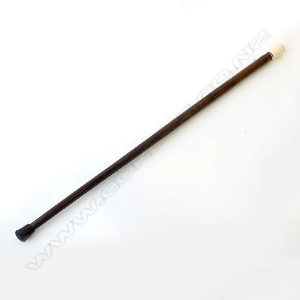 IVORY CAPPED CANE L.935mm Image 1++