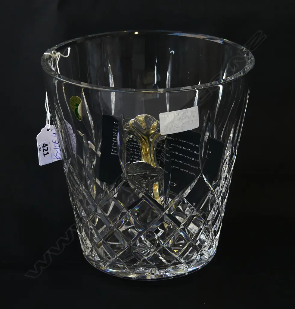 WATERFORD CRYSTAL ICE BUCKET. H. 190mm Image 1++