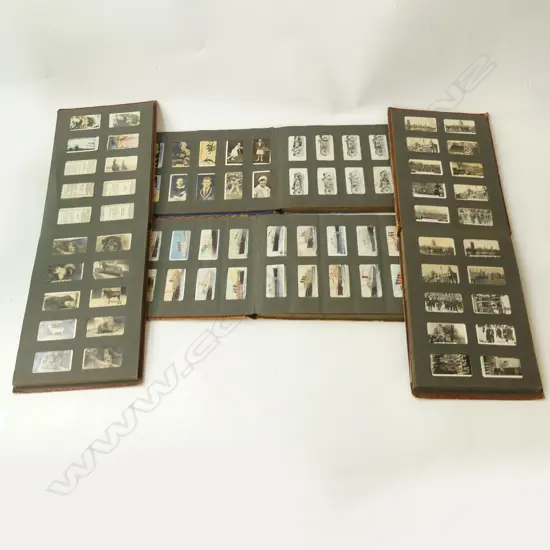COLLECTION OF 4 CIG CARD ALBUMS INCL. NZ RUBGY PORTRAITS