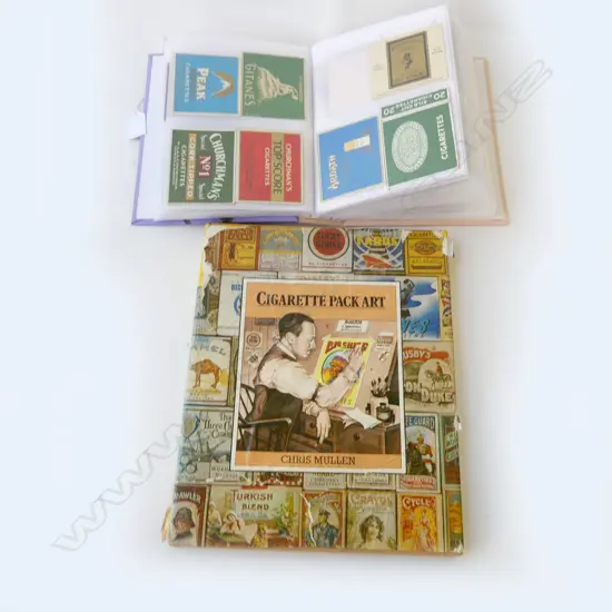 ALBUM OF CIGARETTE PACKS + BOOK