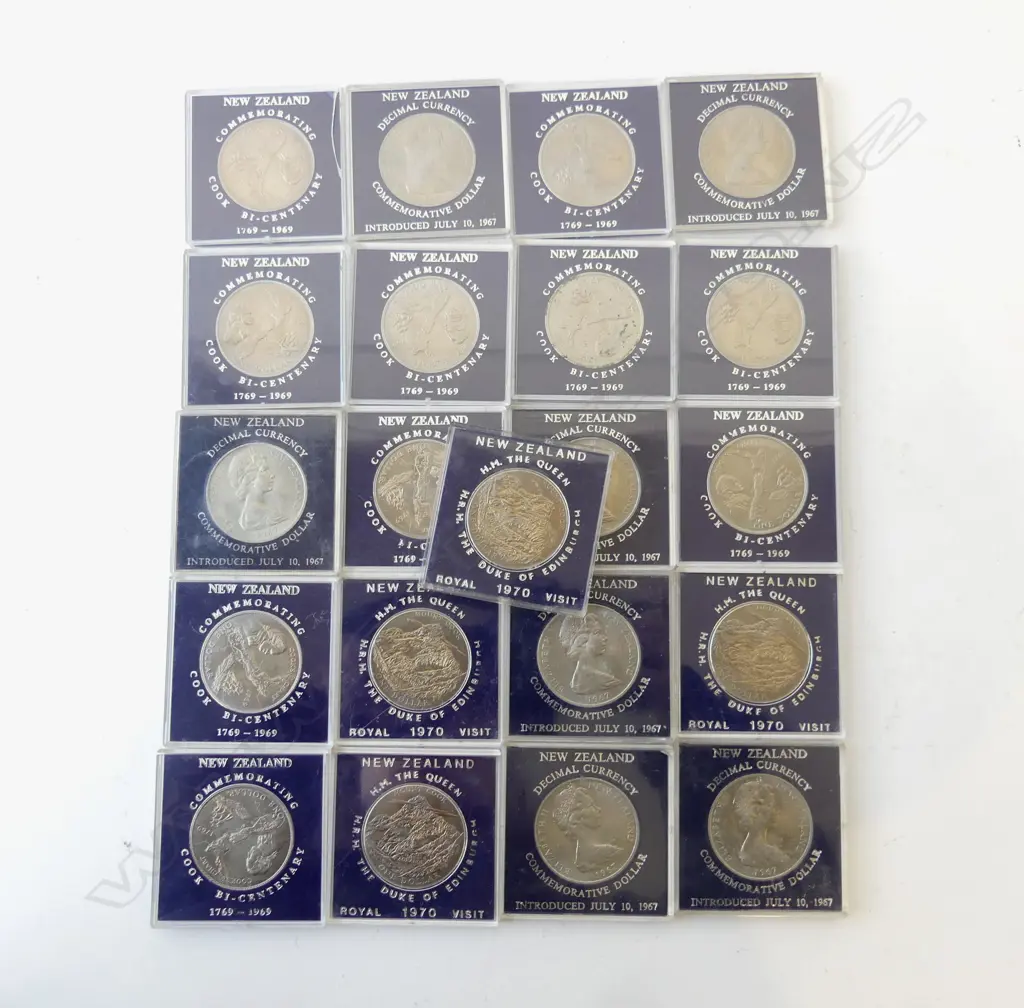 21 COMMEMORATIVE COINS Image 1++