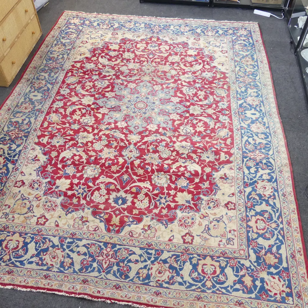 HAND KNOTTED WOOL PILE RUG 3500x2650mm Image 1++