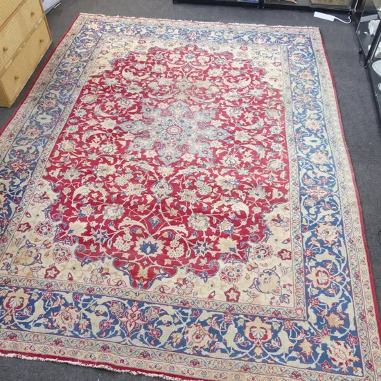 HAND KNOTTED WOOL PILE RUG 3500x2650mm