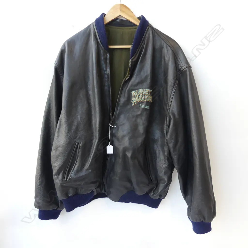 PLANET HOLLYWOOD LEATHER JACKET Image 1++