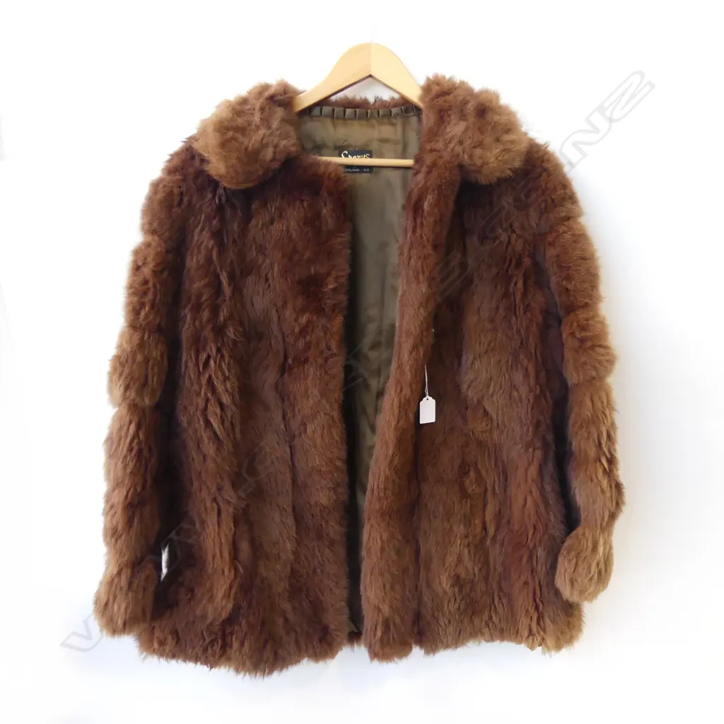 BROWN FUR JACKET Image 1++