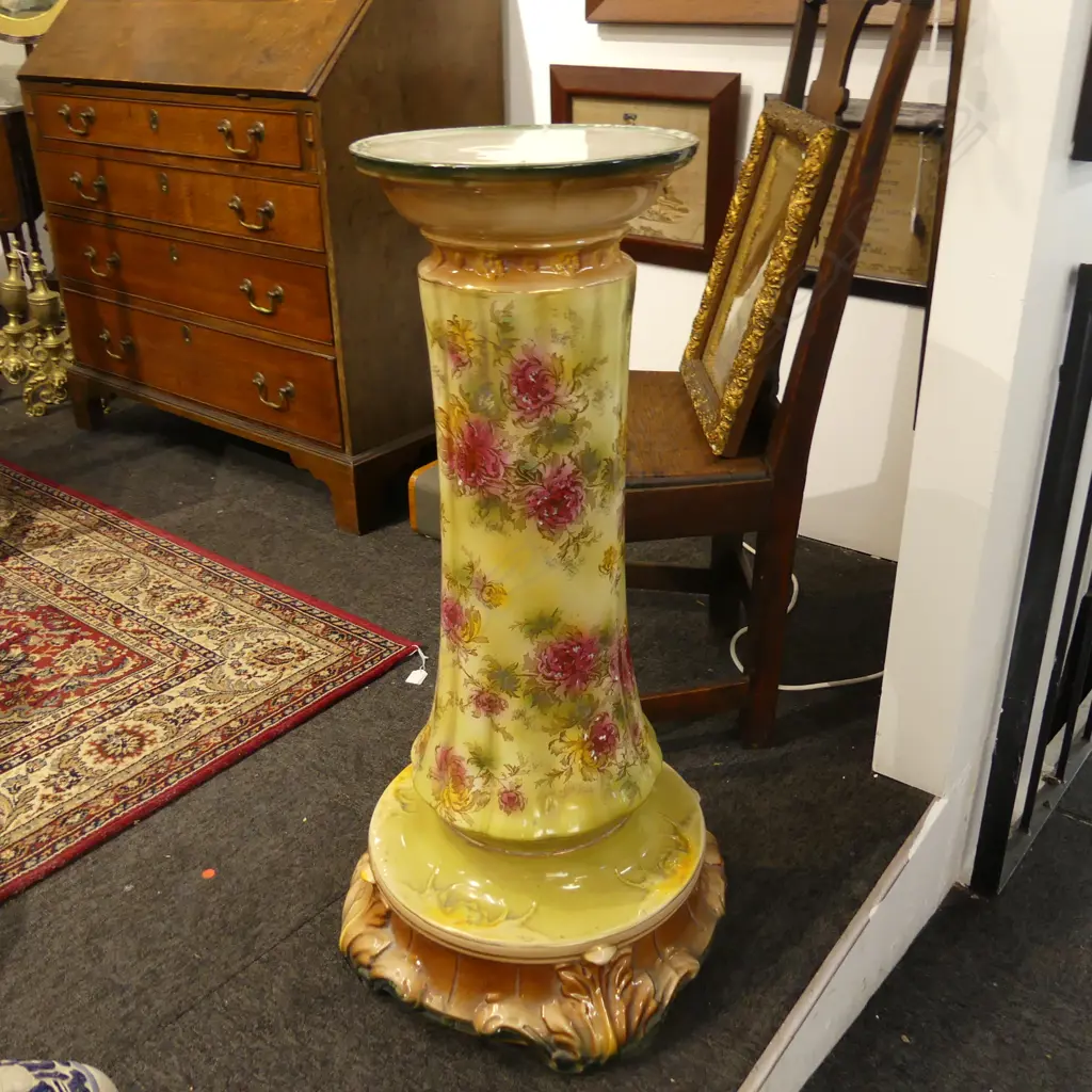 MIDDLEPORT POTTERY 'CLEVELAND' JARDINERE STAND H.815mm Image 1++