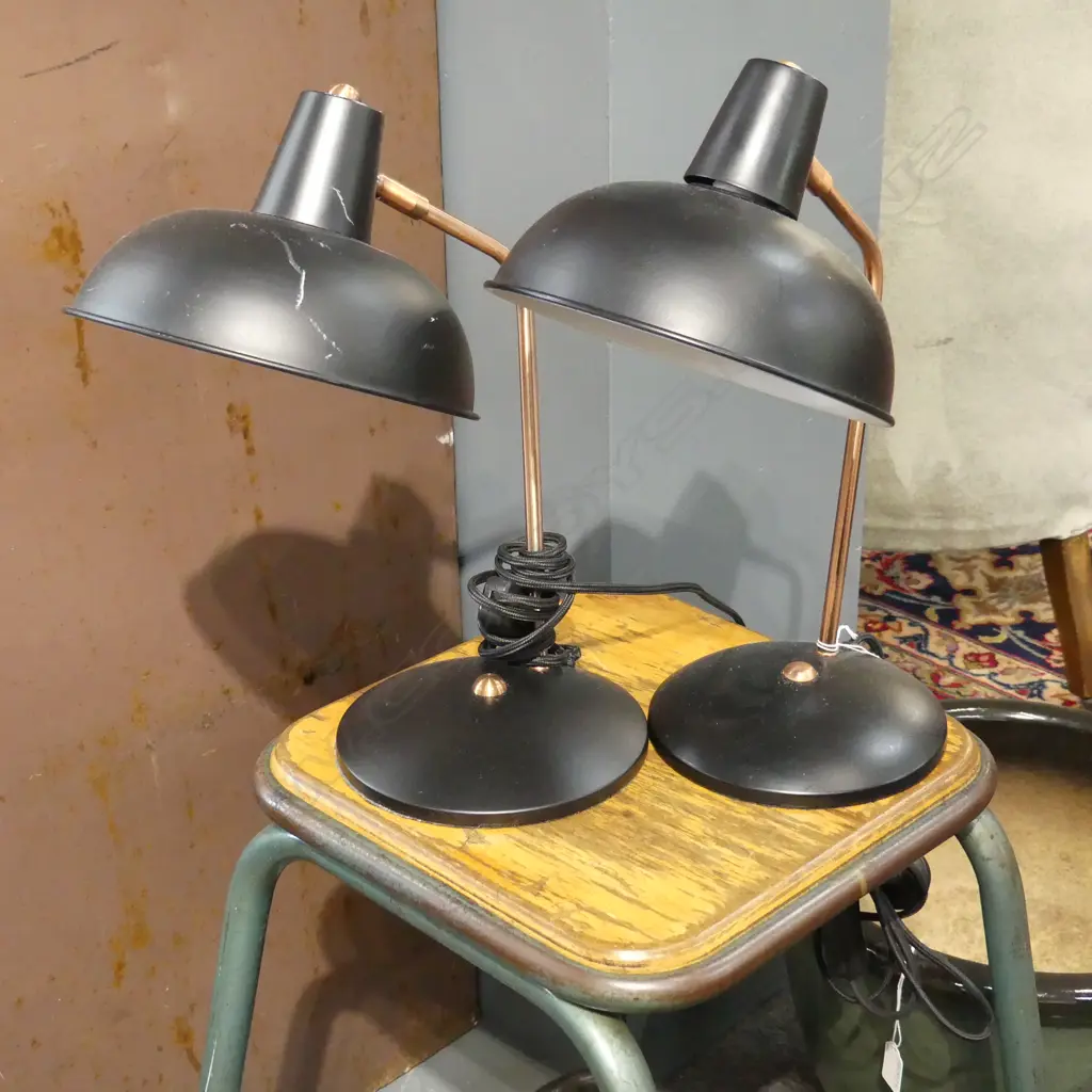 PR CONTEMPORARY BLACK METAL LAMPS H.350mm Image 1++