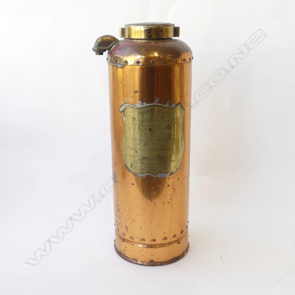 VINTAGE SIMPLEX FIRE EXTINGUISHER H.510mm Image 1++