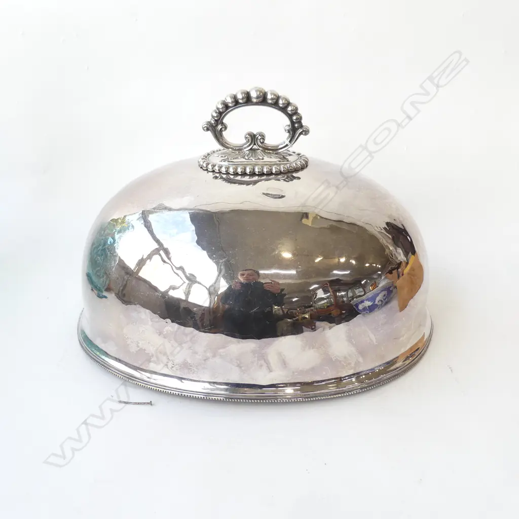 LG SILVER PLATE FOOD DOME 440x355x260mm Image 1++