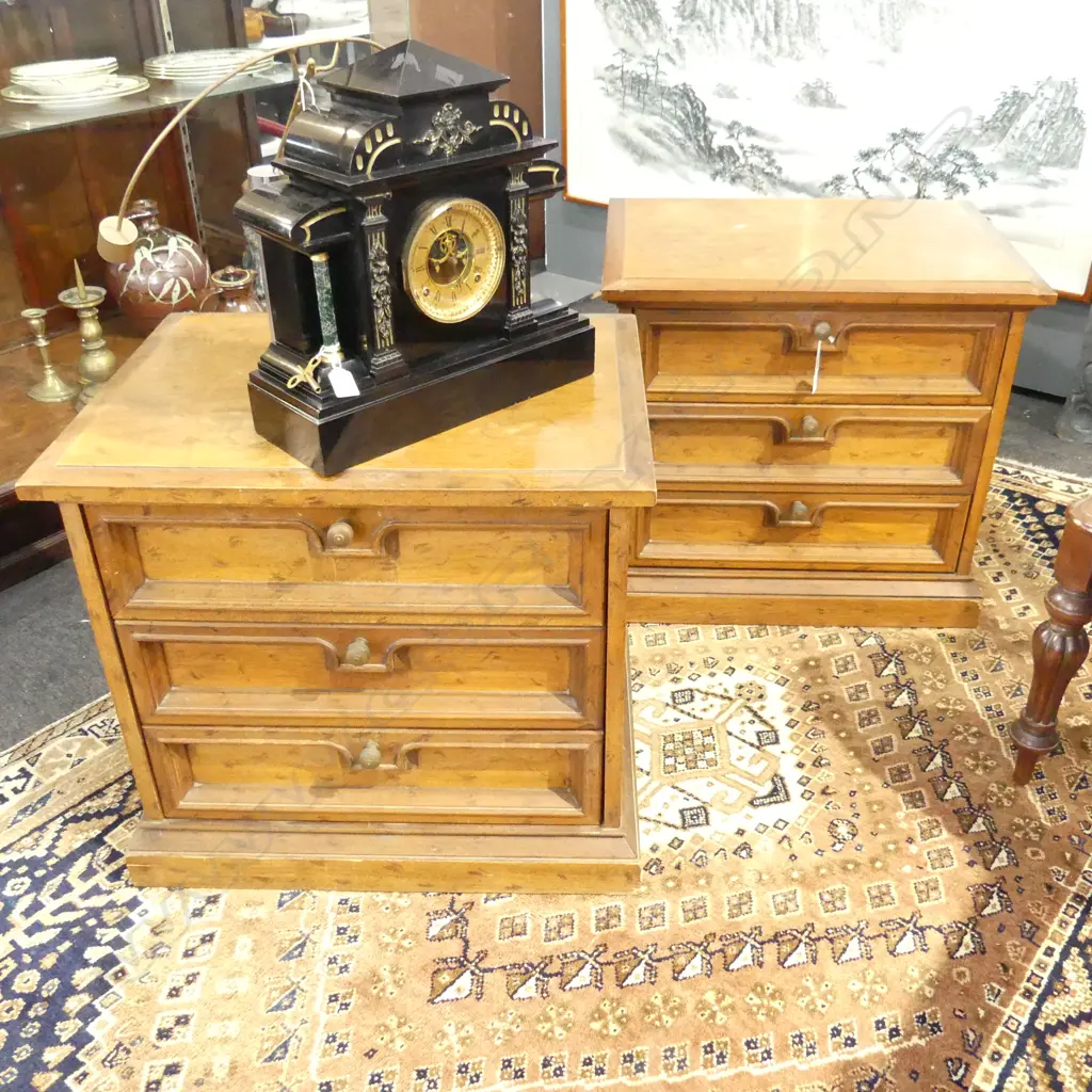 PR DREXEL BEDSIDE DRAWERS 660x505x610mm Image 1++
