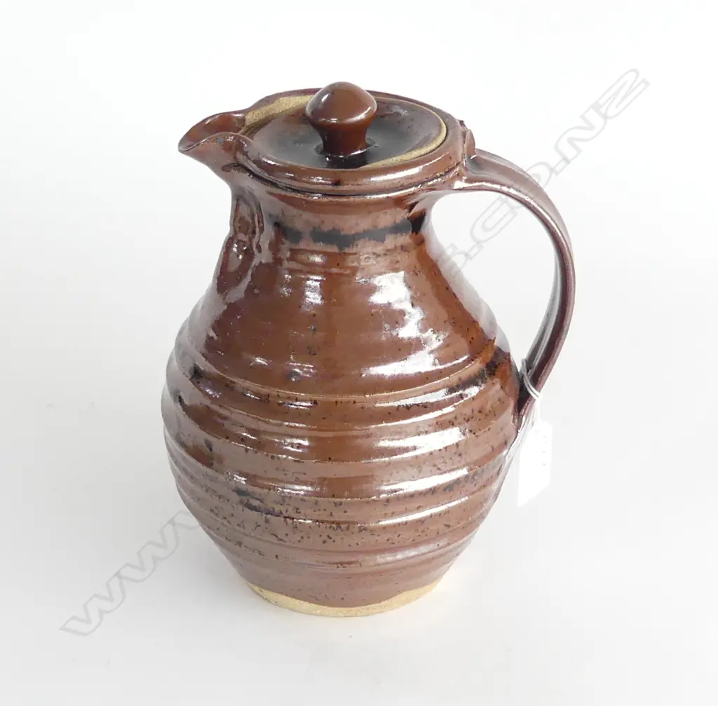 WARREN TIPPET STUDIO POTTERY COFFEE POT, H.200mm Image 1++