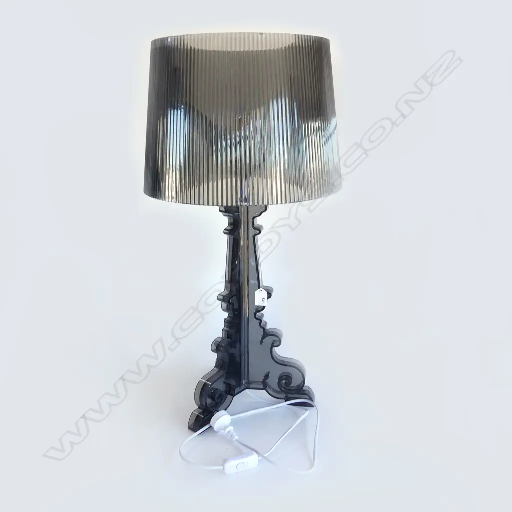 KARTELL? BLACK ACRYLIC TABLE LAMP H.720mm Image 1++