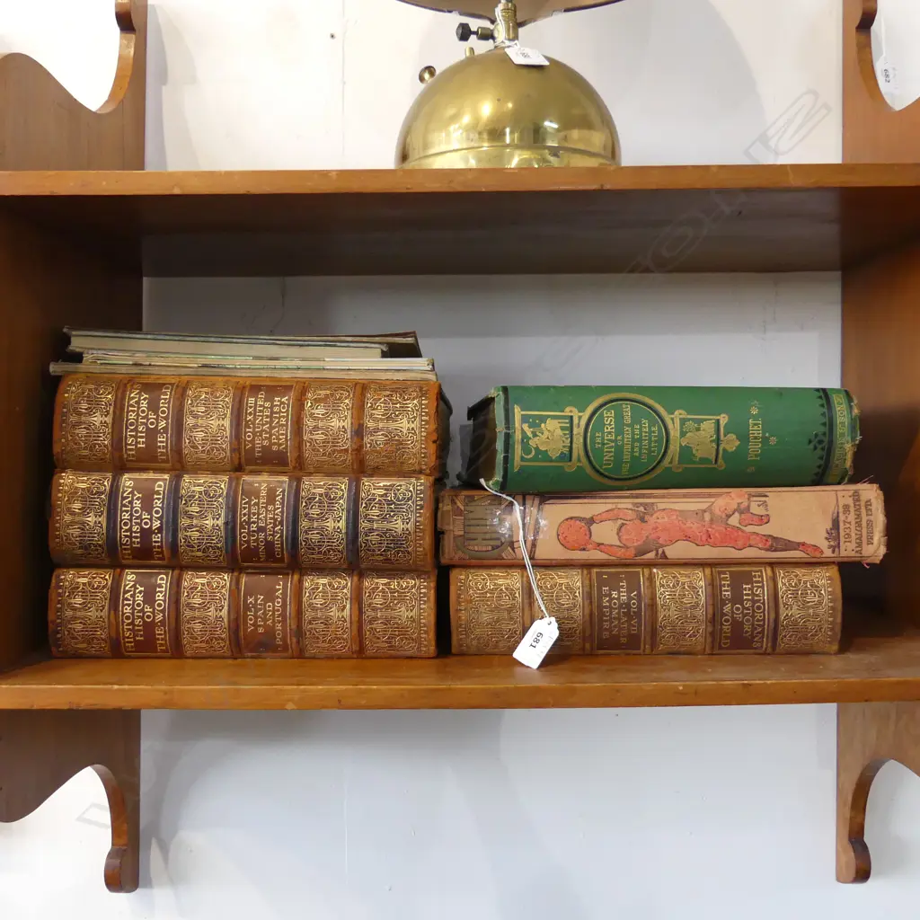 ANTIQUE BOOKS INCL. 4 VOLS. HISTORY OF THE WORLD Image 1++
