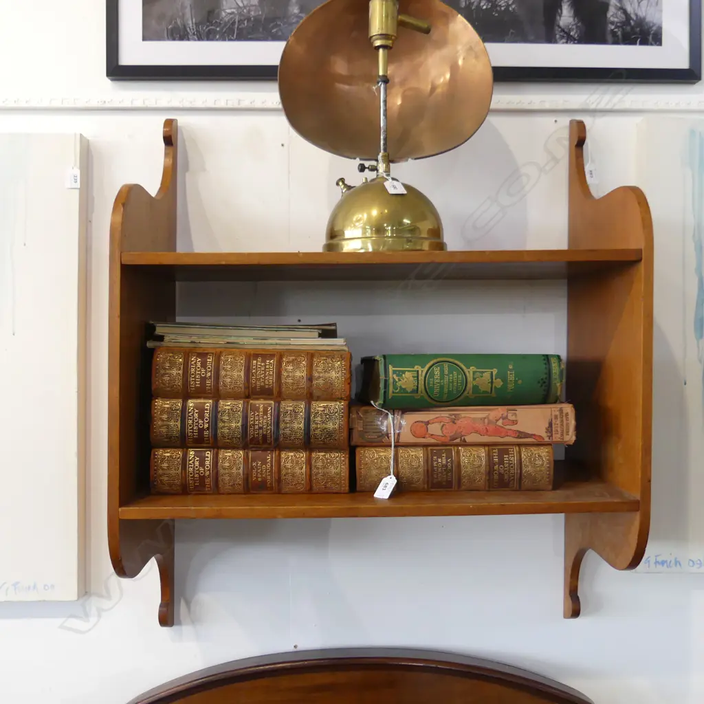 WOODEN WALL SHELVES 690x300x850mm Image 1++