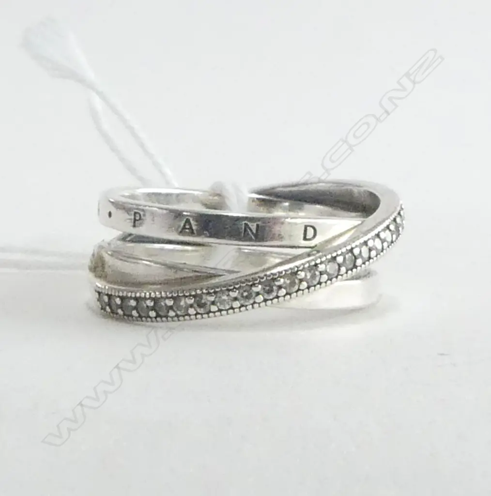 PANDORA 925 SILVER RING 5.9gms Image 1++
