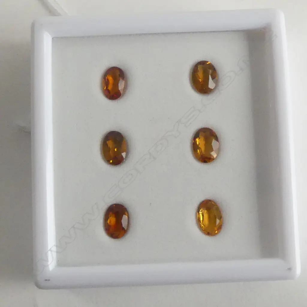 6 OVAL CITRINES, 5.6CT Image 1++