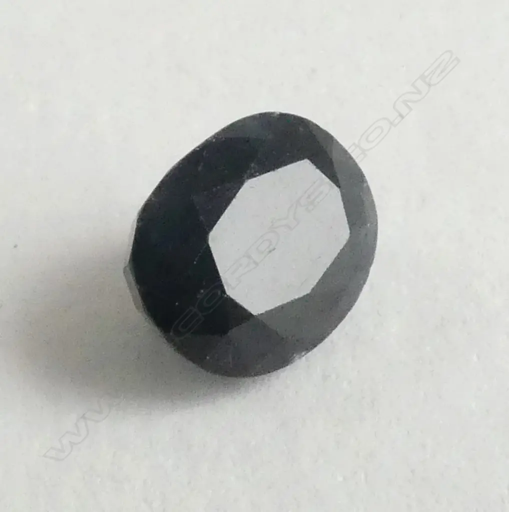 5.4CT DEEP BLUE FACETED SAPPHIRE Image 1++