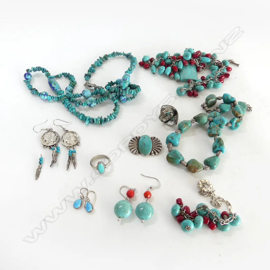 ASST. TURQUOISE JEWELLERY Image 1++