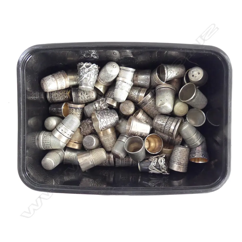 ASST. METAL THIMBLES, SOME STG  Image 1++