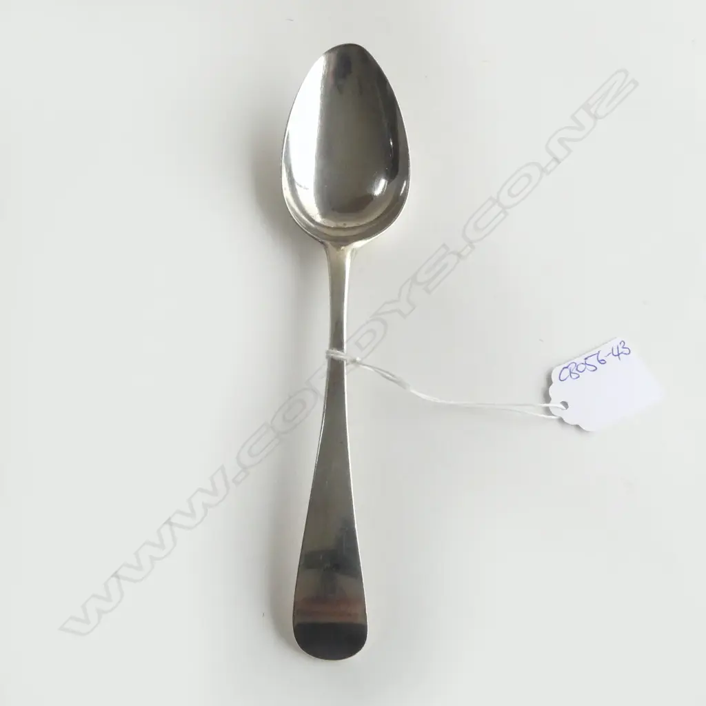 GEORGE III SILVER BOTTOM MARKED SPOON 59gms Image 1++