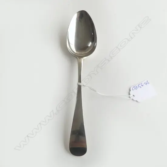GEORGE III SILVER BOTTOM MARKED SPOON 59gms