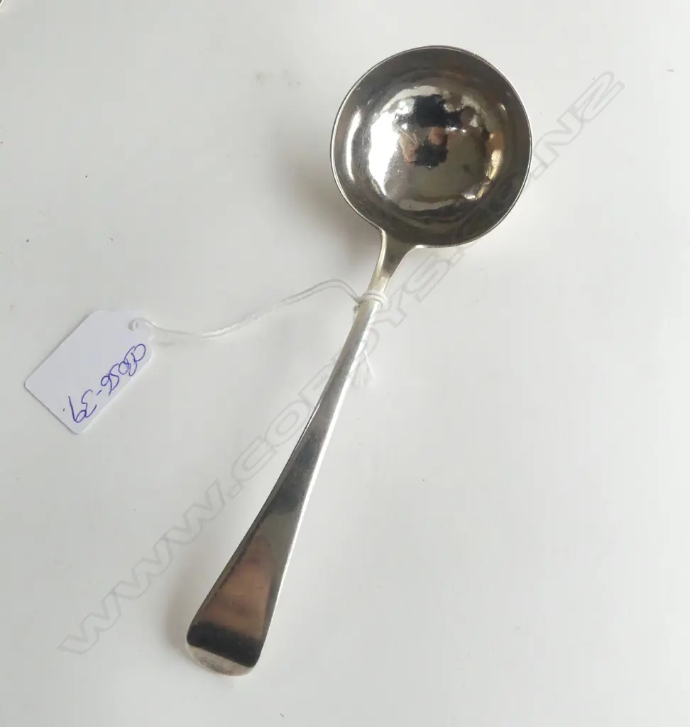 GEORGE III SILVER SAUCE LADLE London 1802 by William Sumner I.  44gms Image 1++