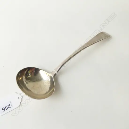 GEORGE III SILVER SAUCE LADLE London 1806 by Thomas Wilkes Barker 56gms Old English pattern