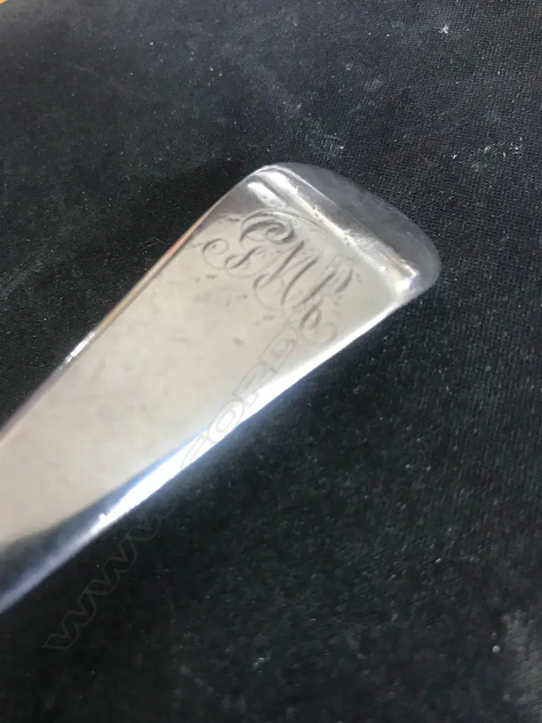 A George III silver pie spoon by John Blake (possibly) London 1808 111gms, Image 1++