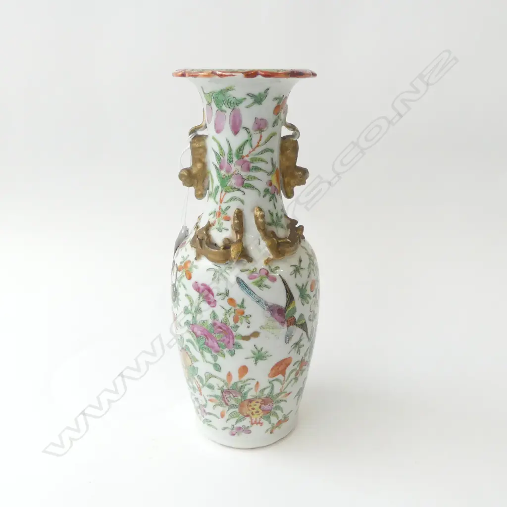CHINESE FAMILLE ROSE VASE H.250mm Image 1++