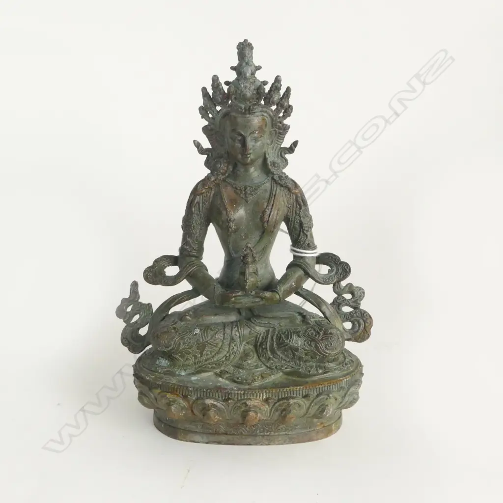 BRONZE ORIENTAL FIGURE H.155mm Image 1++