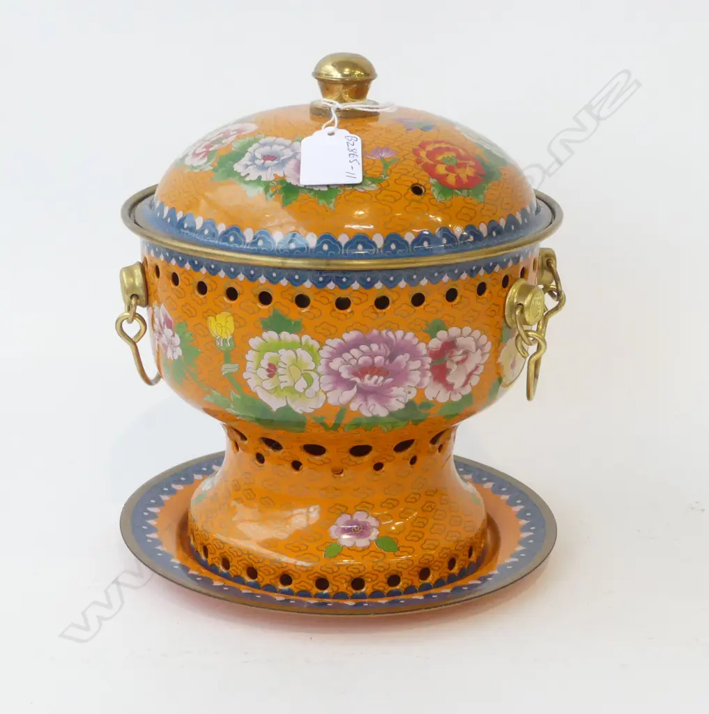 CLOISONNE’ LIDDED DISH H220mm Image 1++