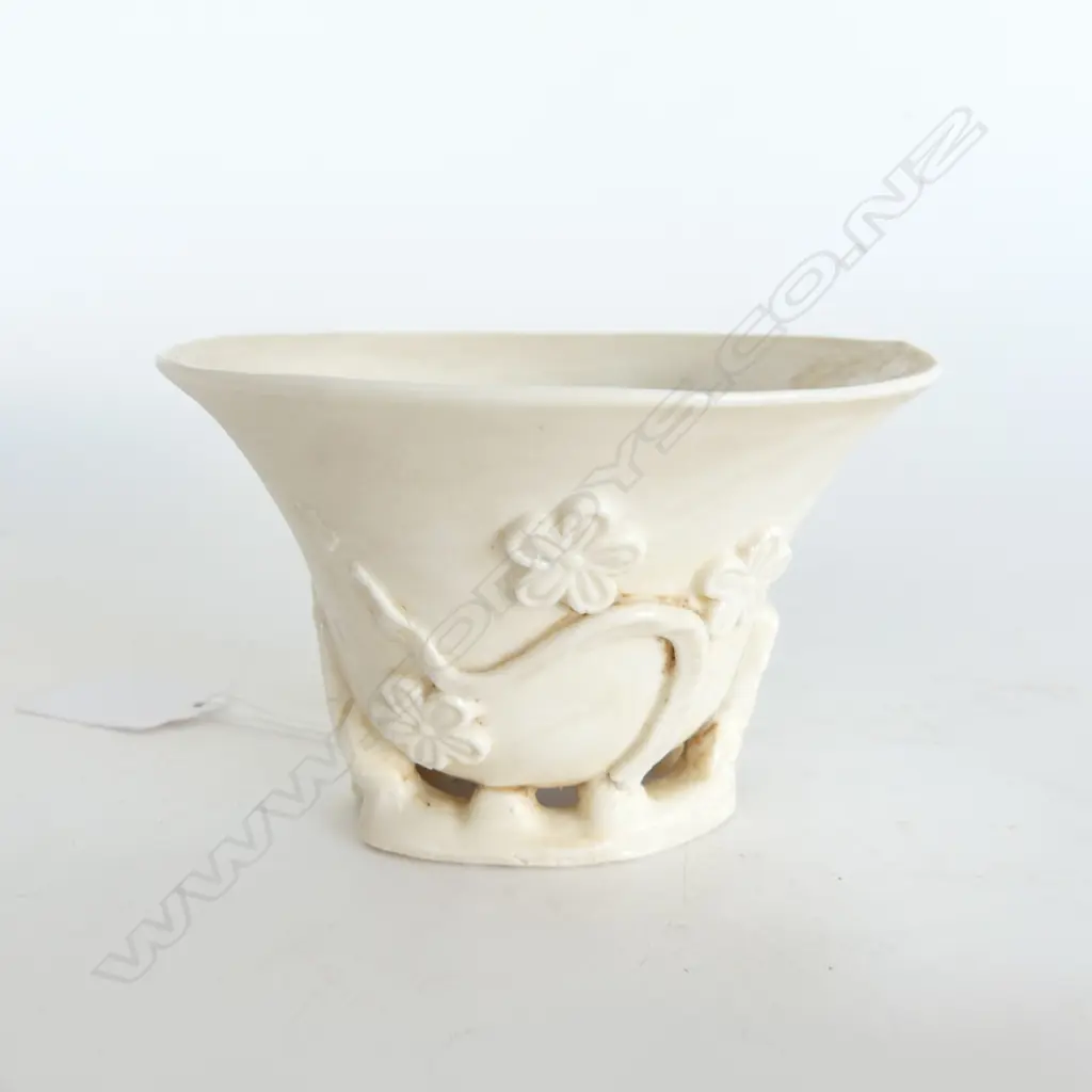 BLANC DE CHINE LIBATION CUP W.100mm Image 1++