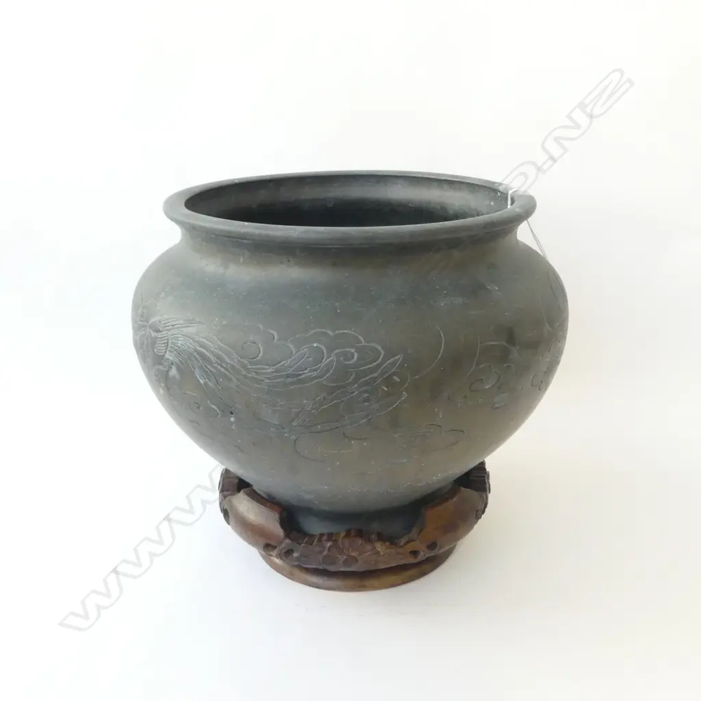 ORIENTAL BRONZE JARDINIERE H.200mm, dia 260mm  Image 1++