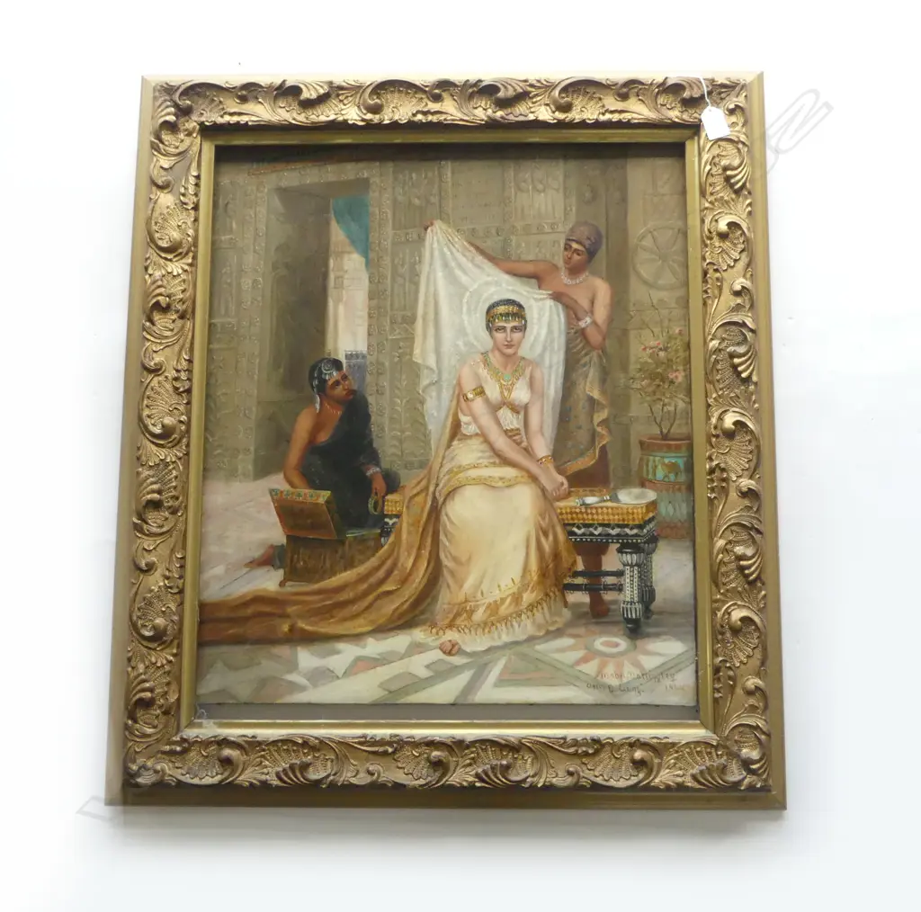 MABEL MATTINGLEY OIL - QUEEN ESTHER  630 x 500mm Image 1++