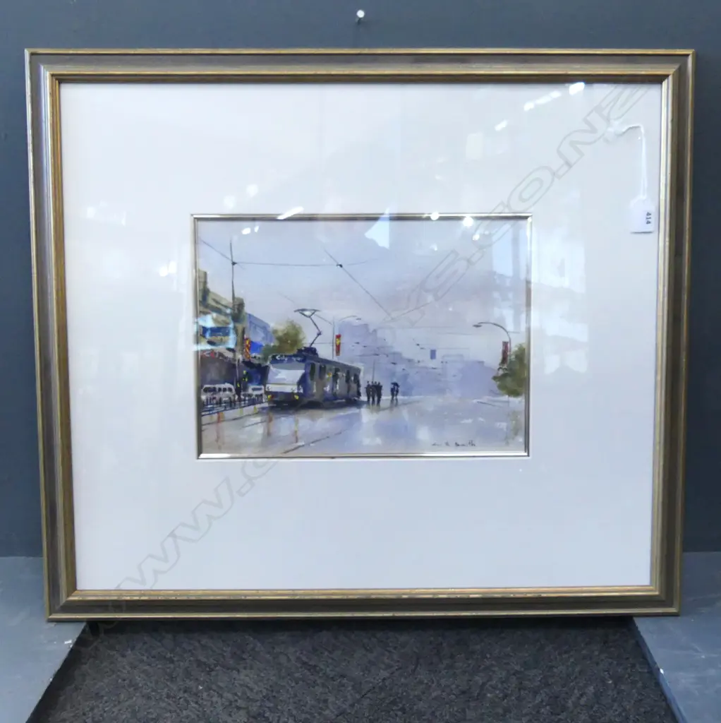 W/C CITY TRAM SIGNED M R SMITH H610 L700MM Image 1++