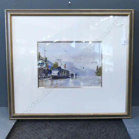 W/C CITY TRAM SIGNED M R SMITH H610 L700MM
