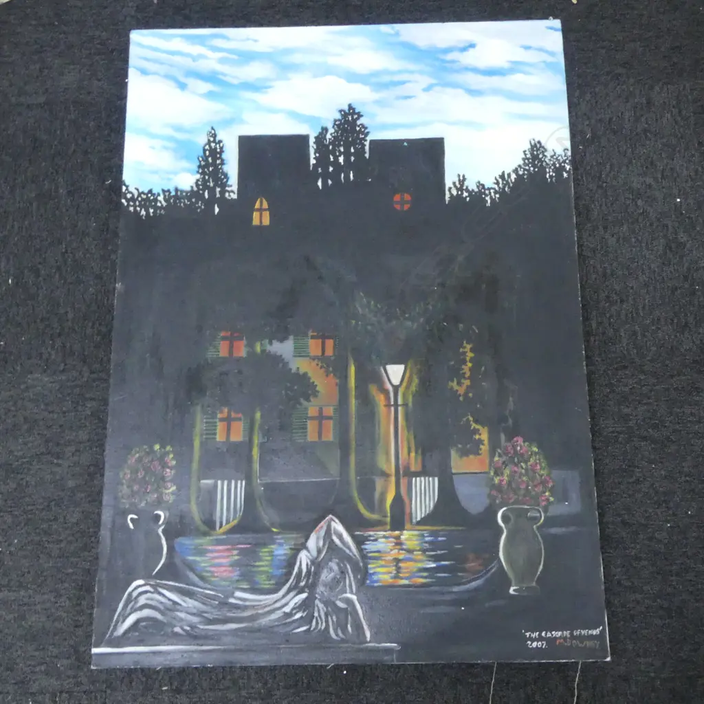 MICHAEL DOWNEY 'THE EASTSIDE OF VENUS' ACRYLIC ON CANVAS, 2007 1070x765mm Image 1++
