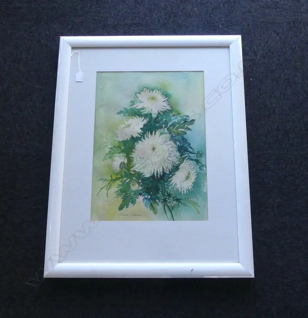 LARGE W/C STILLIFE SIGNED ANNETTE DICKINSON H840 L660MM Image 1++