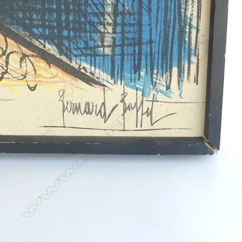 BERNARD BUFFET LITHOGRAPH VINTAGE PRINT'LE TOREADOR' eneditioned 715 x 530mm Image 1++