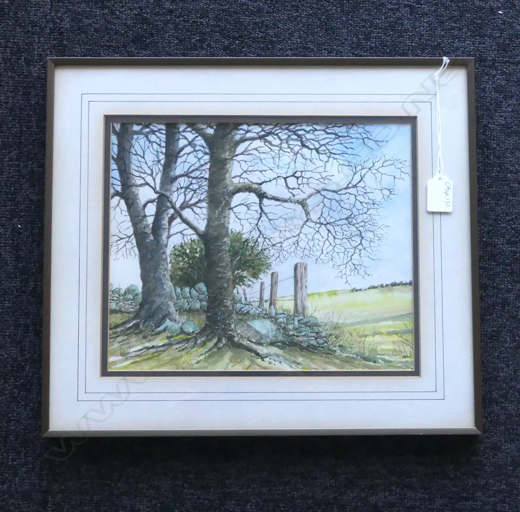 GERRY HALPIN 'TREES OFF RIVINGTON LANE' WC '82 235x285mm Image 1++
