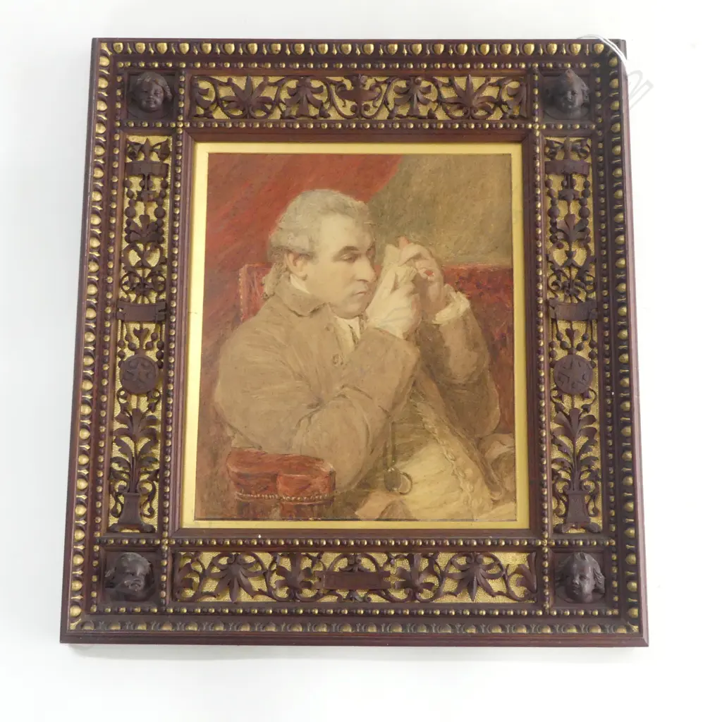 KILBURNE, 'THE SHORT SIGHTED MAN' WC 190x160mm FIRENZE FRETWORK FRAME Image 1++