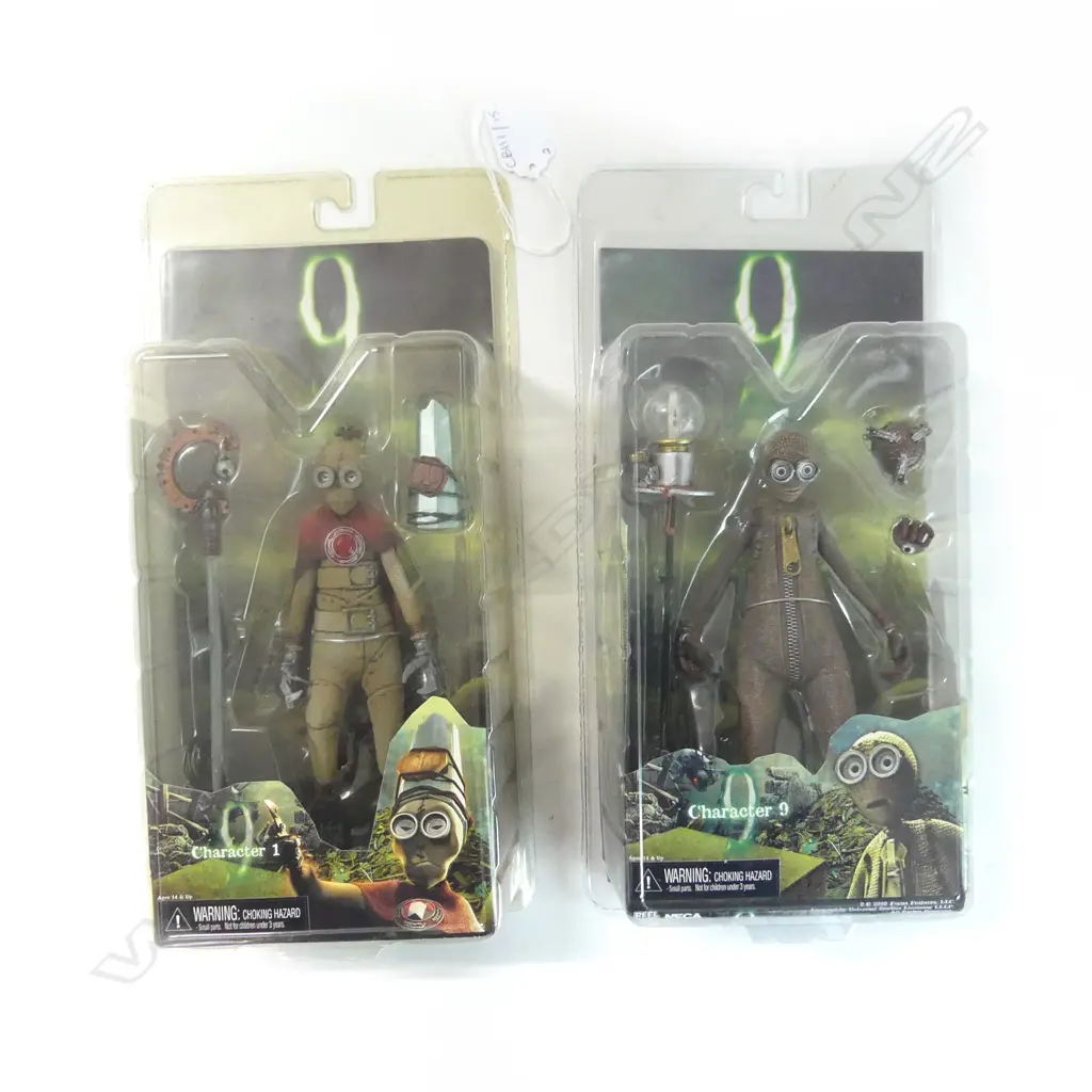 2 STITCHPUNK FIGURINES, BOXED Image 1++