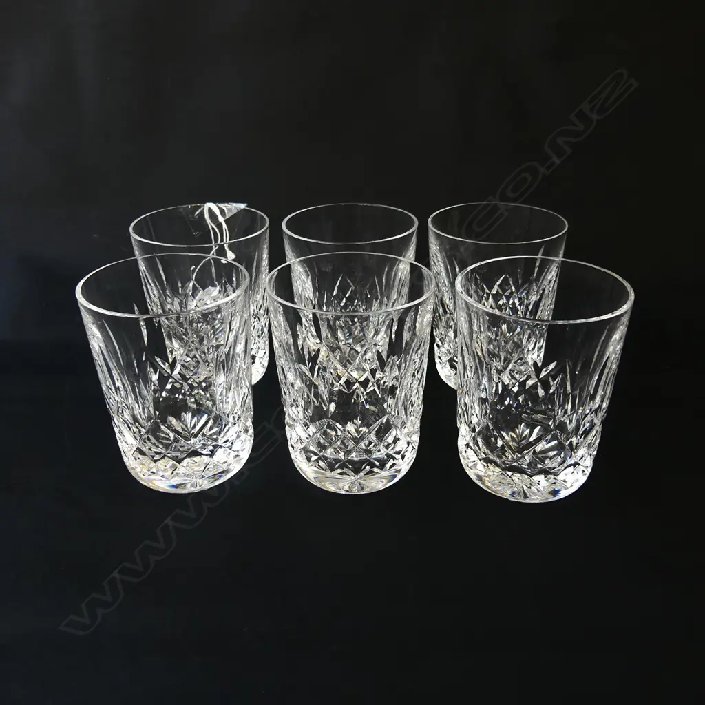6 WATERFORD CRYSTAL GLASSES H.85mm Image 1++
